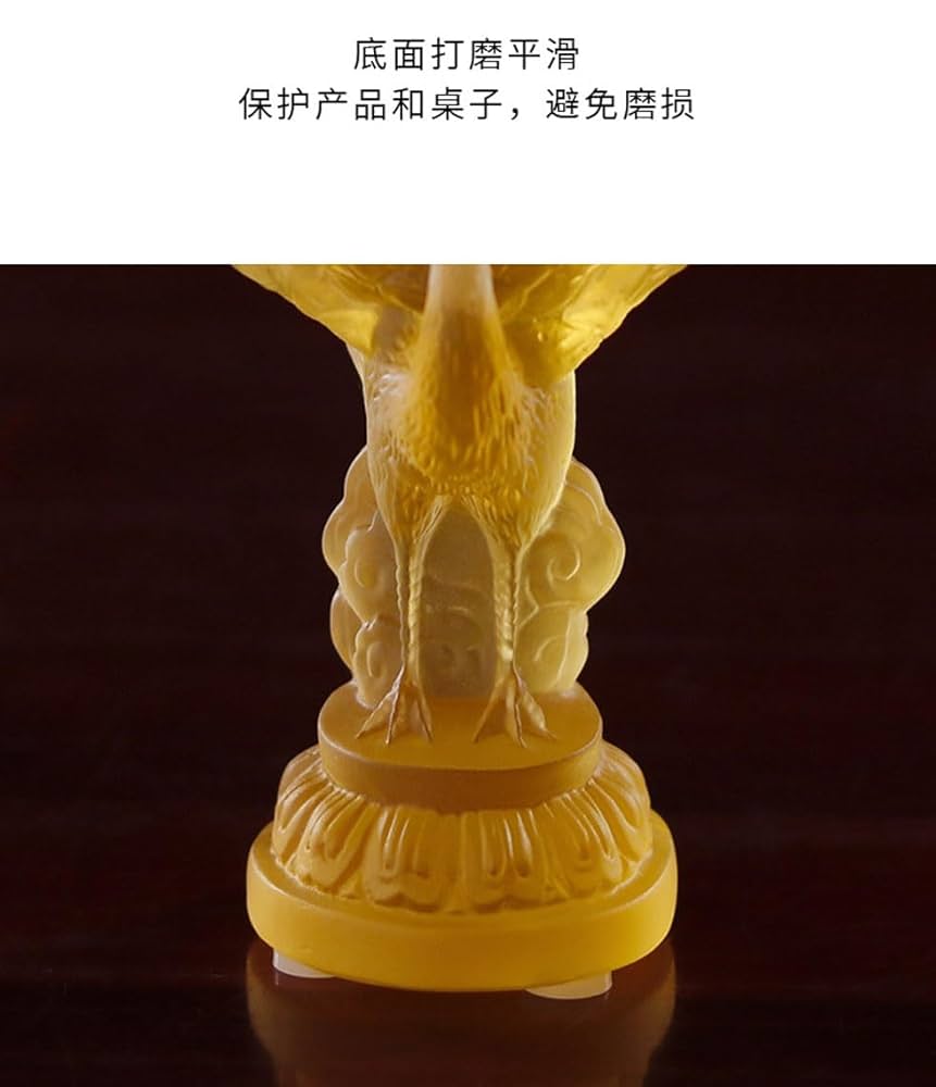 Amazon｜【dsdsad】孔雀明王 仏像 瑠璃 厄除け 13.5cm 孔雀王母